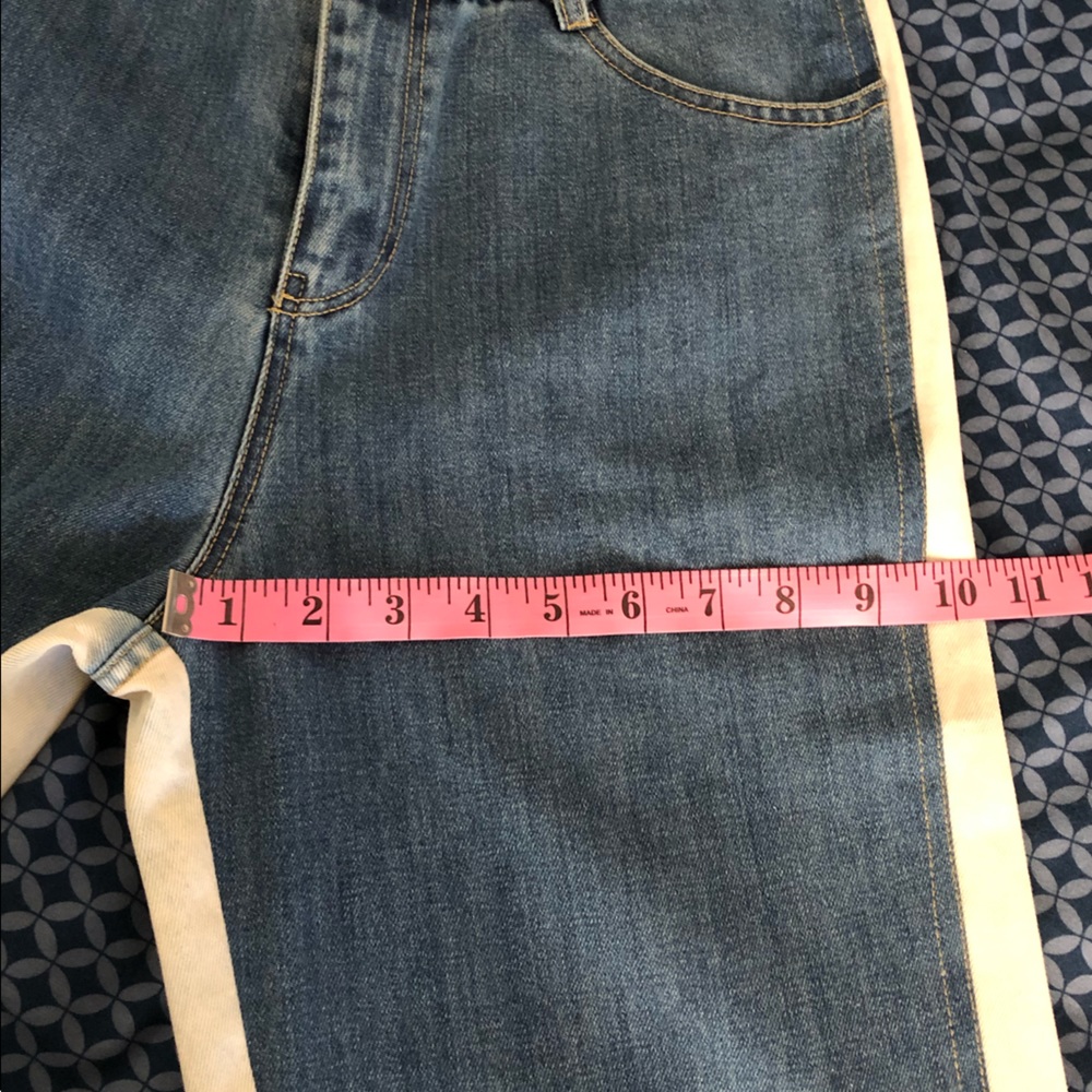 Marigold Shadows SAWAKO LOOSE DENIM WIDE LEG PANTS - Picture 9 of 11
